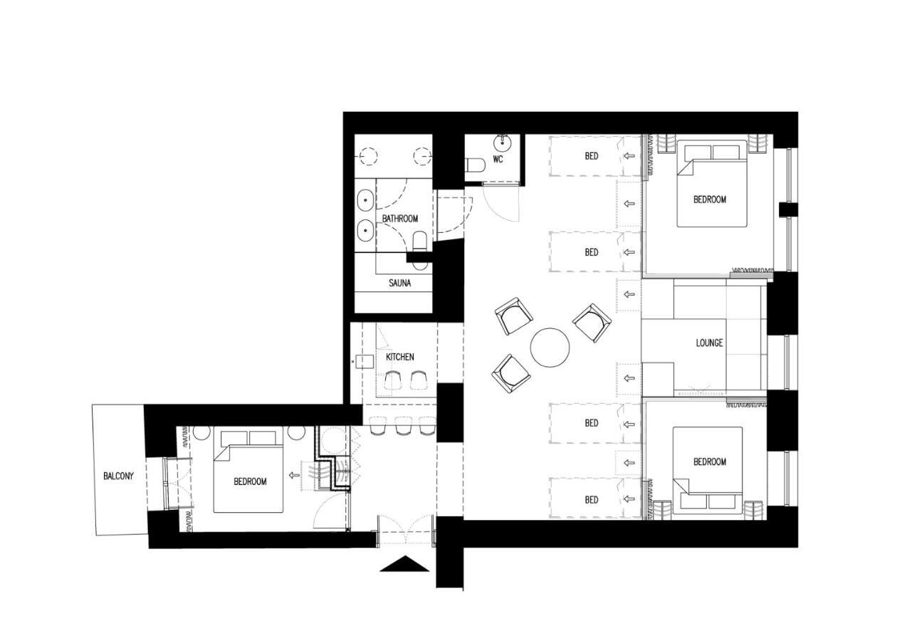 Apartament Larry Bird !! 93 M Z Sauną Kraków